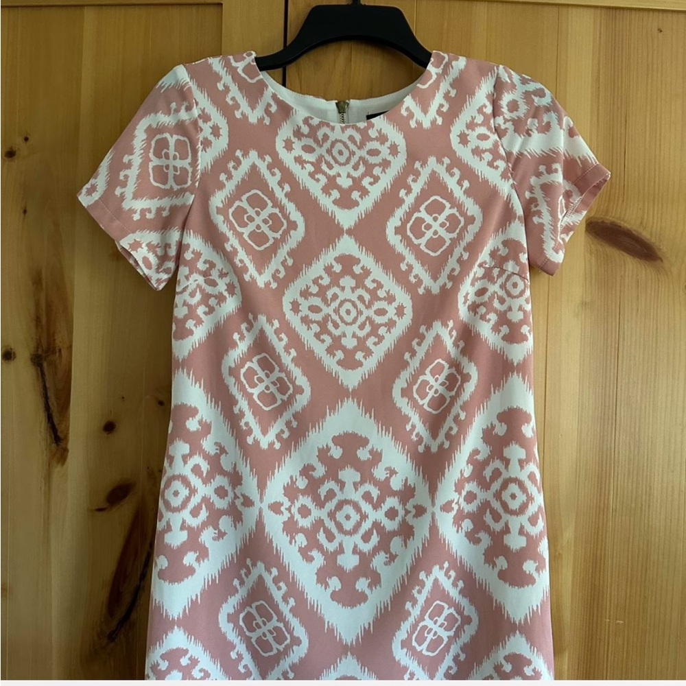 Lulu's White and Pink Dress